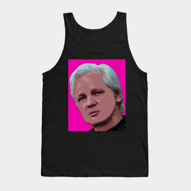 Julian Assange Tank Top by oryan80